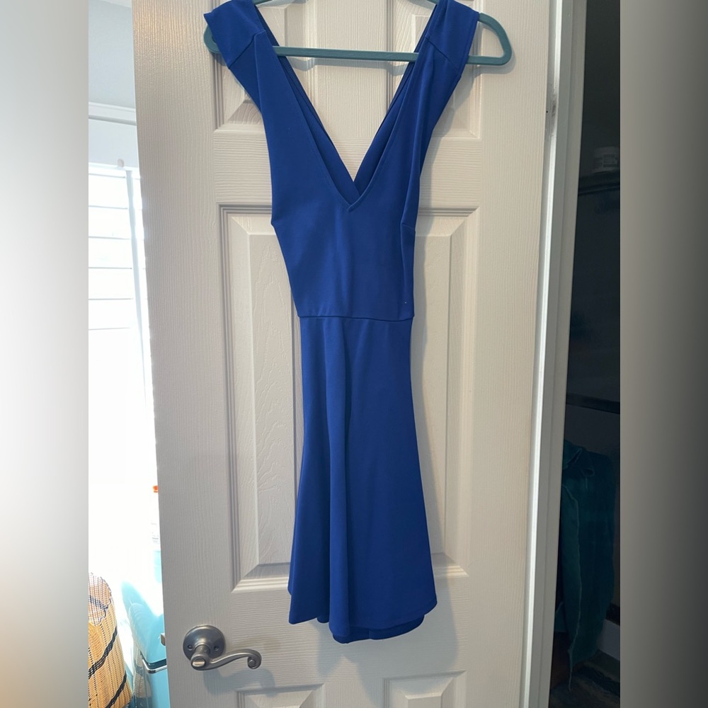 Blue Cocktail Dress